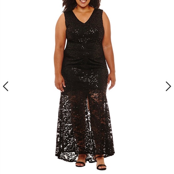 Blu Sage Dresses & Skirts - Blu Sage Plum Sequin Evening Gown NWT 22W